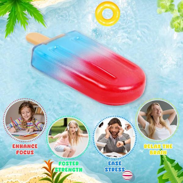 Squishy Popsicle Fidget Toy Slow-Rise Stress Reliever