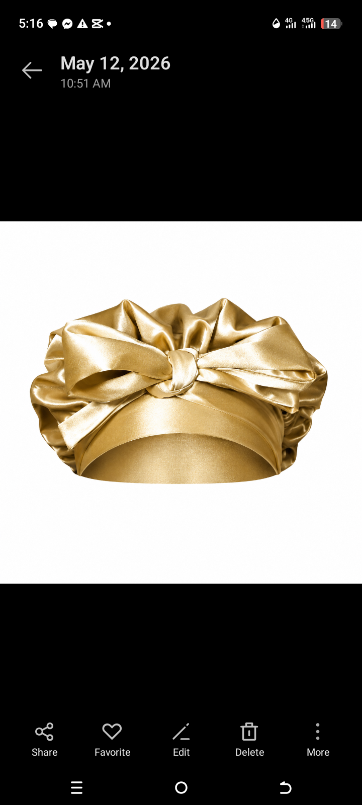 Satin Bonnet