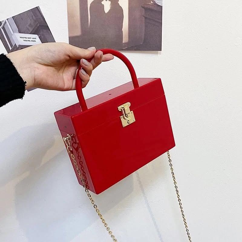 Trunk-style handbag