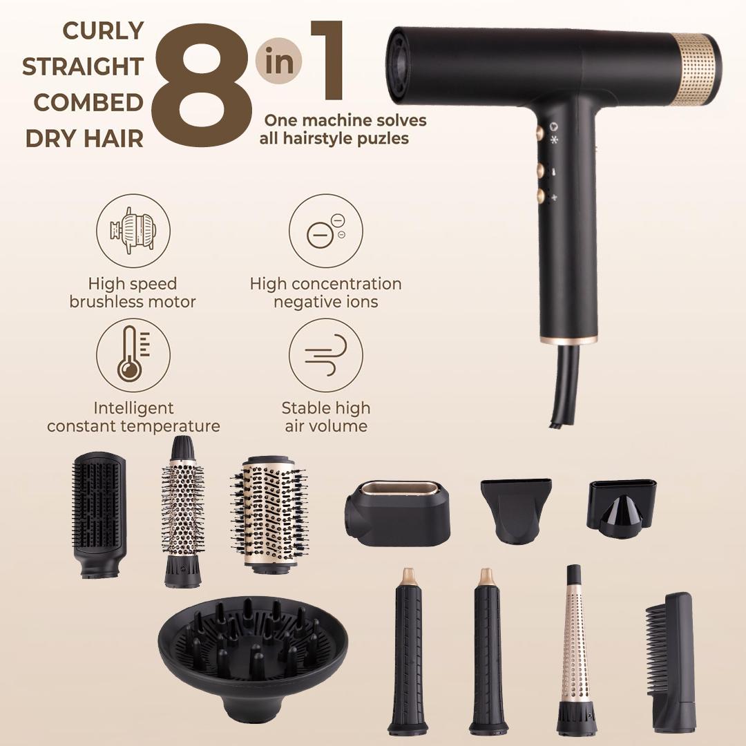 Advanced High-Speed Hair Dryer 1700-2000W with LED Control