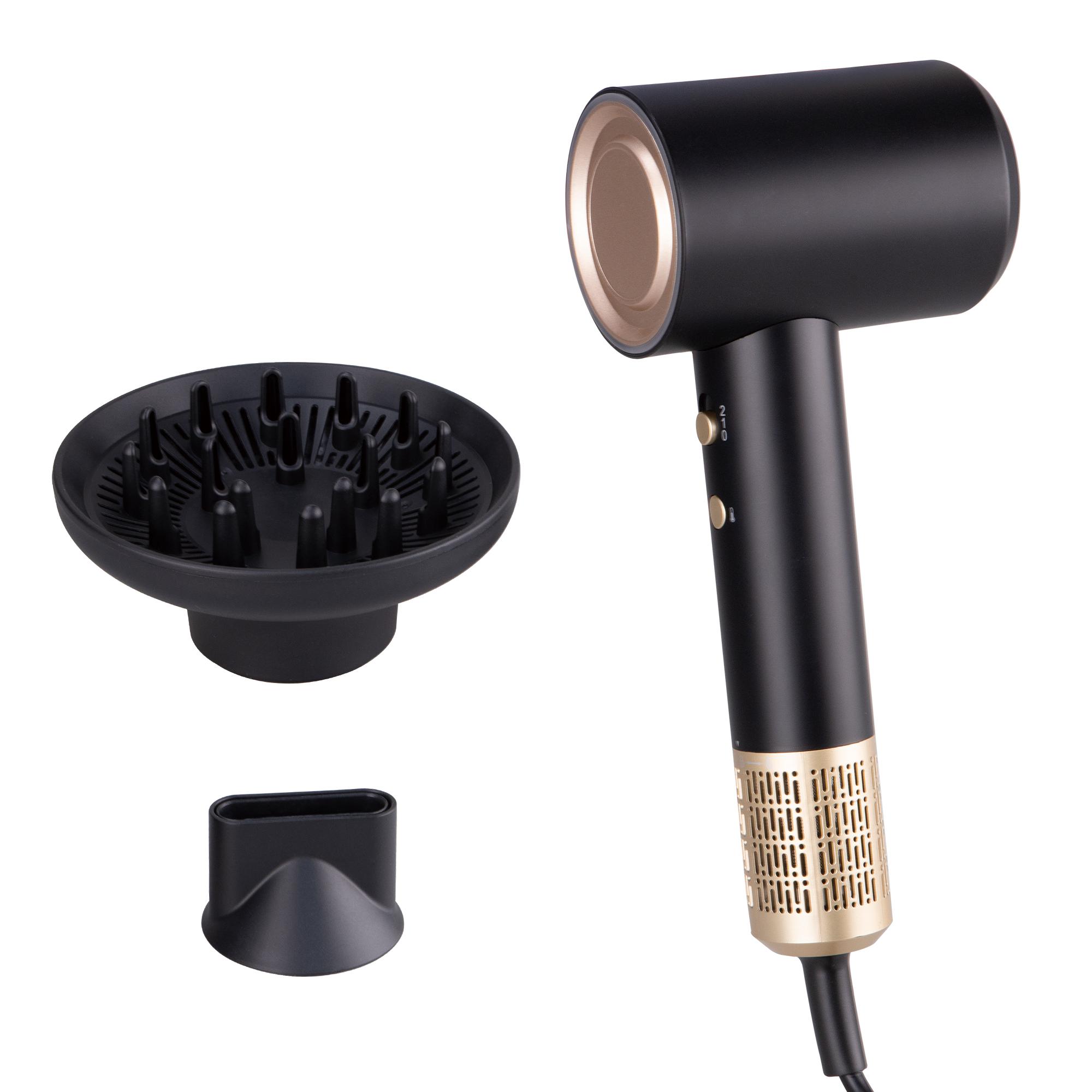 High-Speed Professional Hair Dryer 1600W with Dual Diffusers