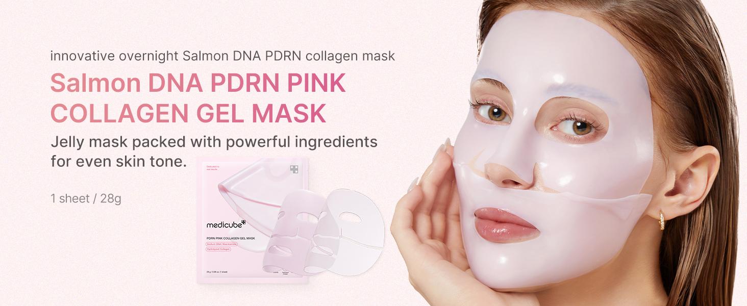 Medicube PDRN Pink Collagen Gel Mask 4 Sheets