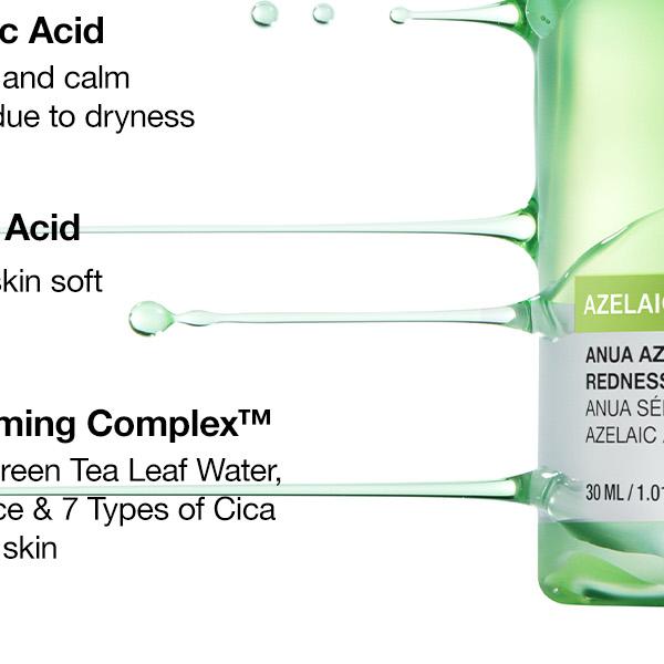 ANUA Azelaic Acid 10 Hyaluron Redness Soothing Serum 30ml
