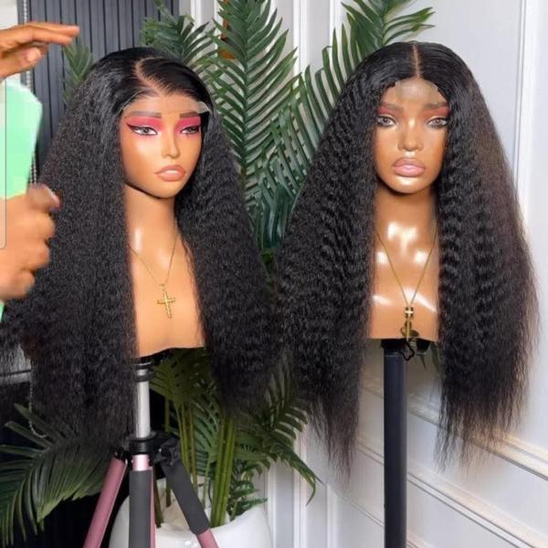 24 inches Yaki straight. Human hair blend