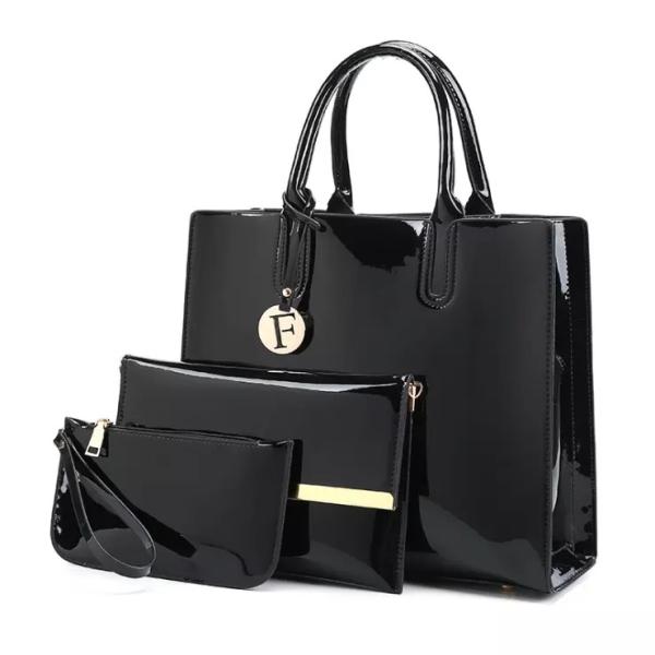three set of women handbags