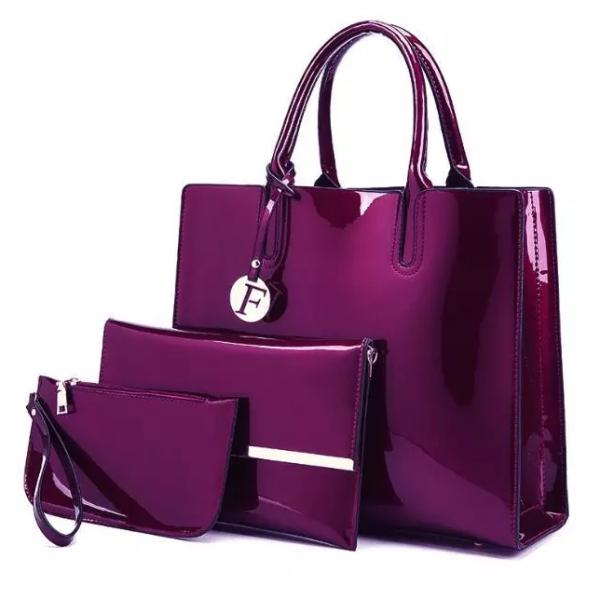 three set of women handbags