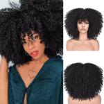 Short Curly Afro Lace-Style Wig