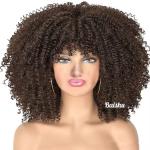 Short Curly Afro Lace-Style Wig