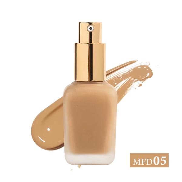 Waterproof & Long-Lasting Matte Liquid Foundation - Vegan Cream Makeup with Whitening & Oil Control, Private Label Available