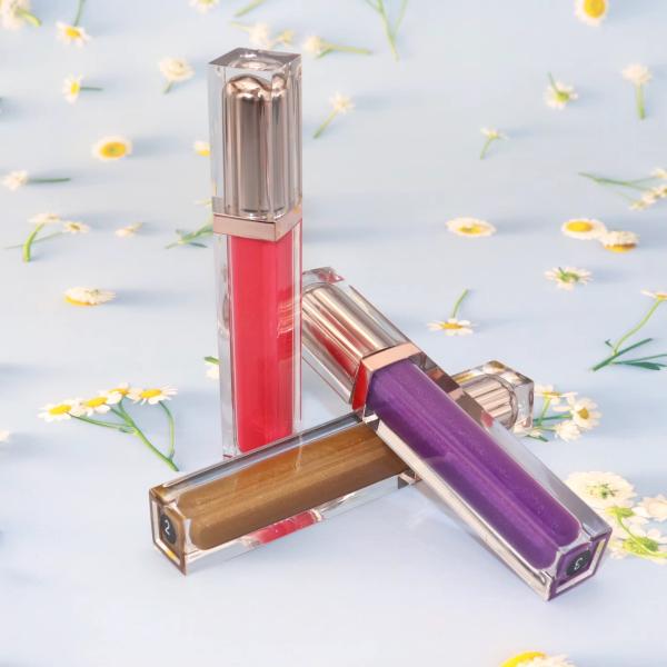 Vegan Rose Tube Custom Packaging Glossy Liquid Lipstick & Mineral Matte Velvet Lipstick – ODM Wholesale