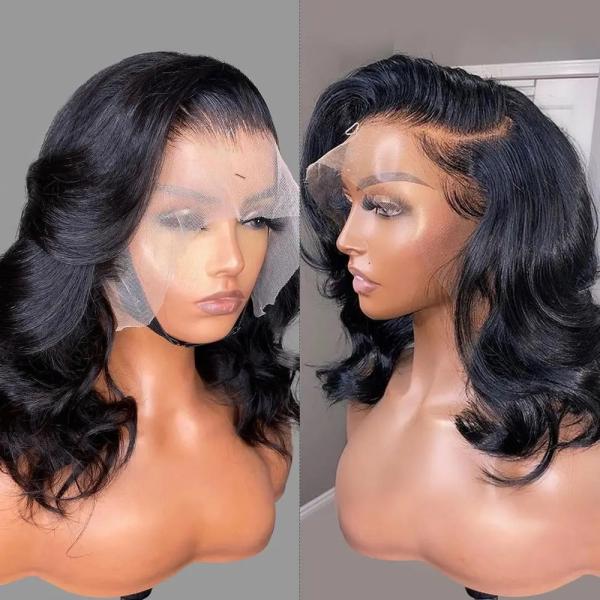 16-Inch Body Wave Human Hair Wig