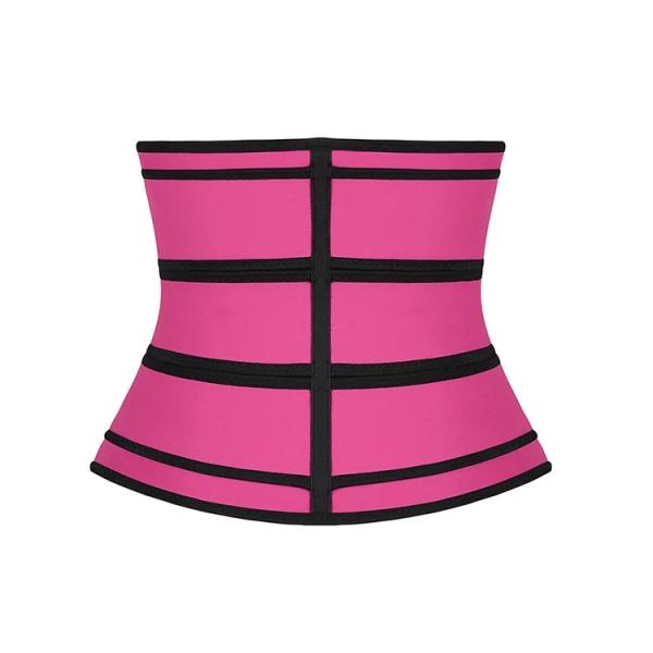 pink  and black waist trainer
