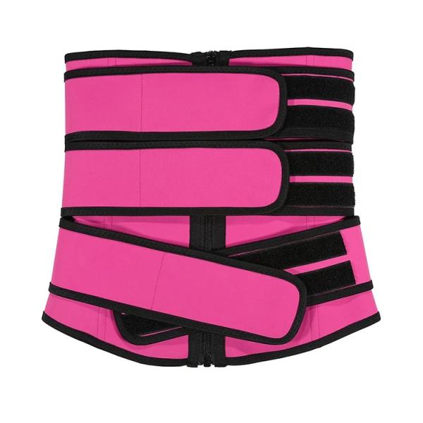 pink  and black waist trainer