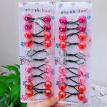 kids Bead Elastic Ball Hair Ties Hair Bobbles